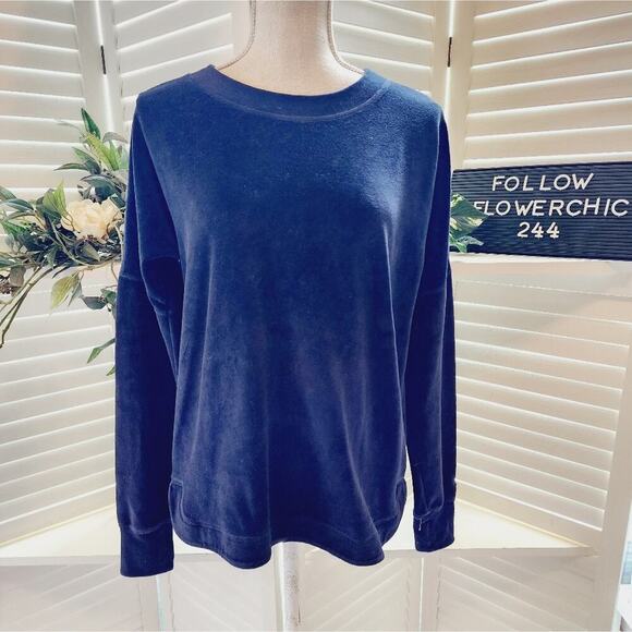 CALIA PLUSH NAVY SWEATSHIRT SIZE MED - Picture 2 of 8